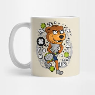 bear tennis player Mug